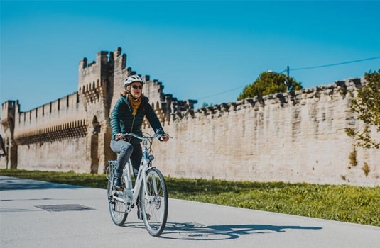 Radfahren im Avignon